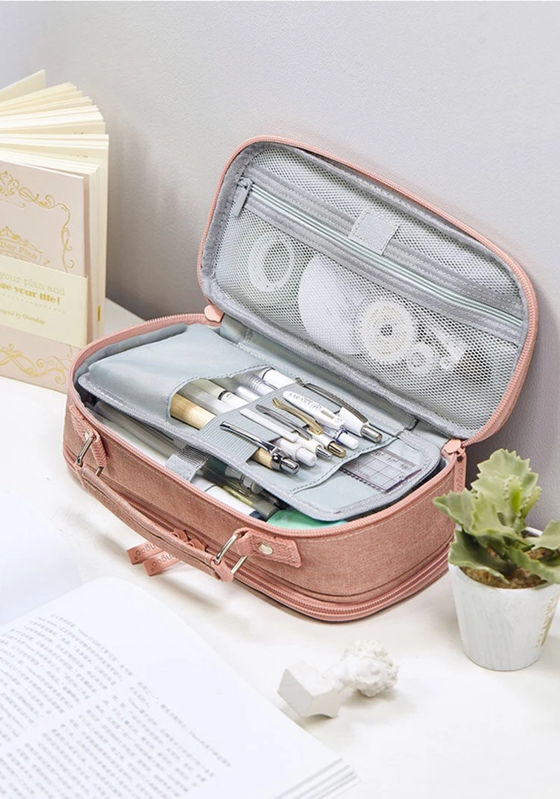 1 шт. Высокое качество большая ручка сумка для карандашей пакет