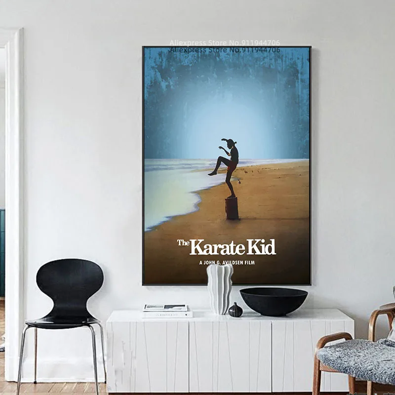 Минимальный постер фильма карате Джон г. Гостиная холст живопись настенные
