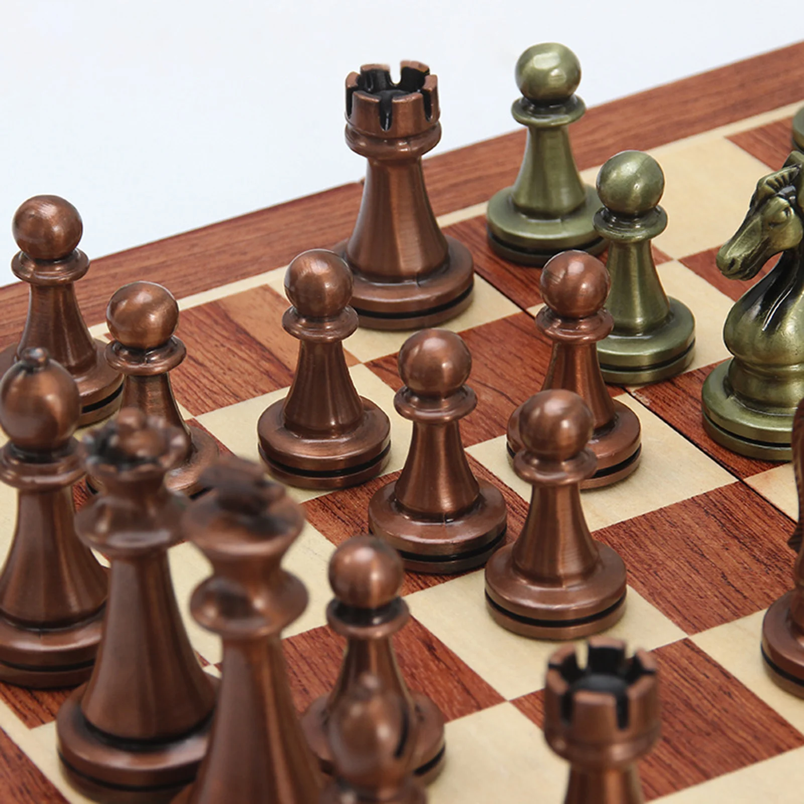 

Profession Chess Game Medieval Chess Set With Chessboard 32 Chess Pieces With Chessboard Gold Silver Magnetic Chess Set