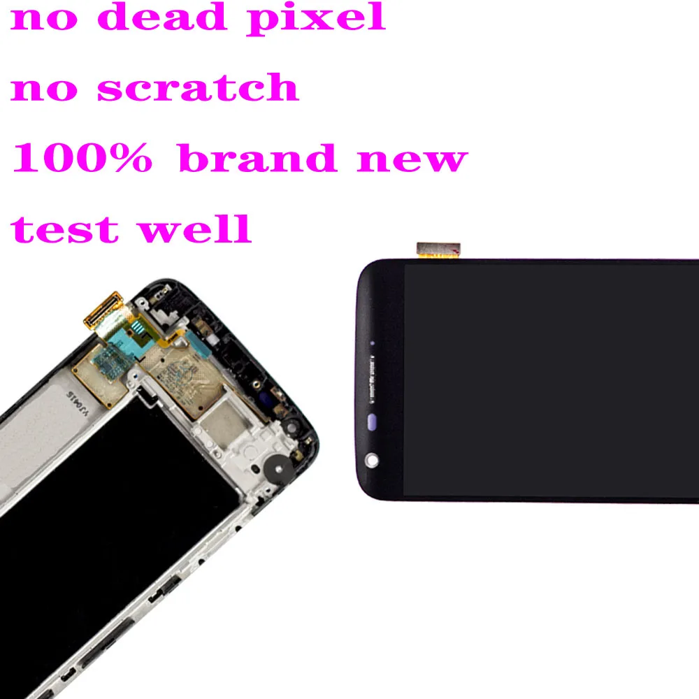 For LG G5 LCD Display Touch Screen with Frame Digitizer Replacement H850 H840 H860 F700 | Мобильные телефоны и аксессуары