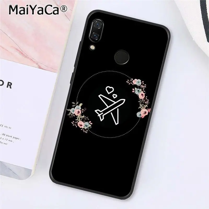 MaiYaCa Любовь Путешествия розовый бумажный самолет чехол для телефона Xiaomi Redmi4X 6A S2 Go Redmi 5 5Plus Note4 Note5 7 Note6Pro