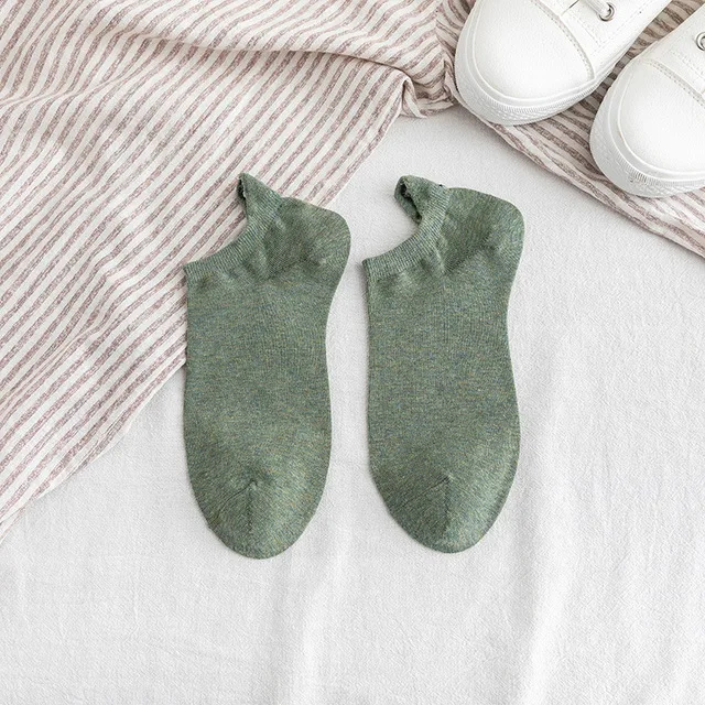 B light green 1 пара, милые Креативные забавные Женские носочки с рисунком, милые хлопковые носки со смайликом, индивидуальные модные повседневные короткие женские носки - Цвет: B light green