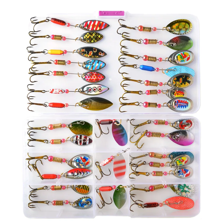 Тома блесны рыболовные приманки комплект смешанные цвета/Размеры/Вес