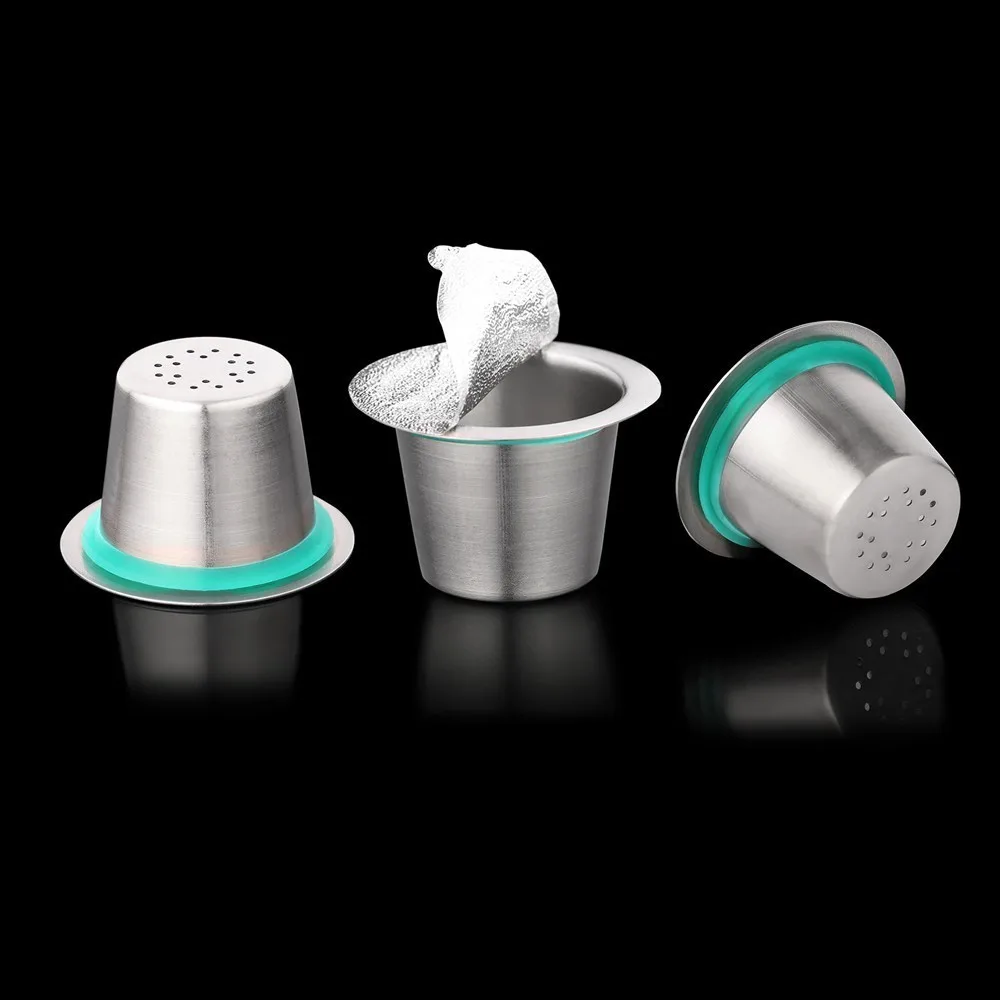 24 шт. Nespresso кофейные капсулы из нержавеющей стали многоразовые капсулы Nesspreso многоразовые кофейные фильтры Чашки Новые DIY Инструменты для приготовления кофе
