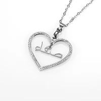 Personalised Jewlled Heart 3