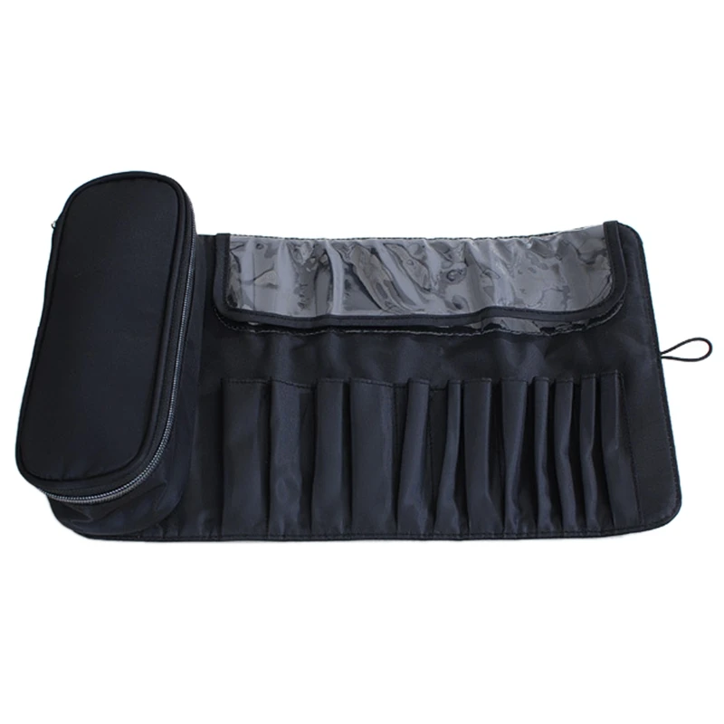 

ASDS-Women's Cosmetic Brush Bag Travel Organizer Makeup Brushes Pouch Multifunction Make Up Brushes Protector Fold Tools Bags