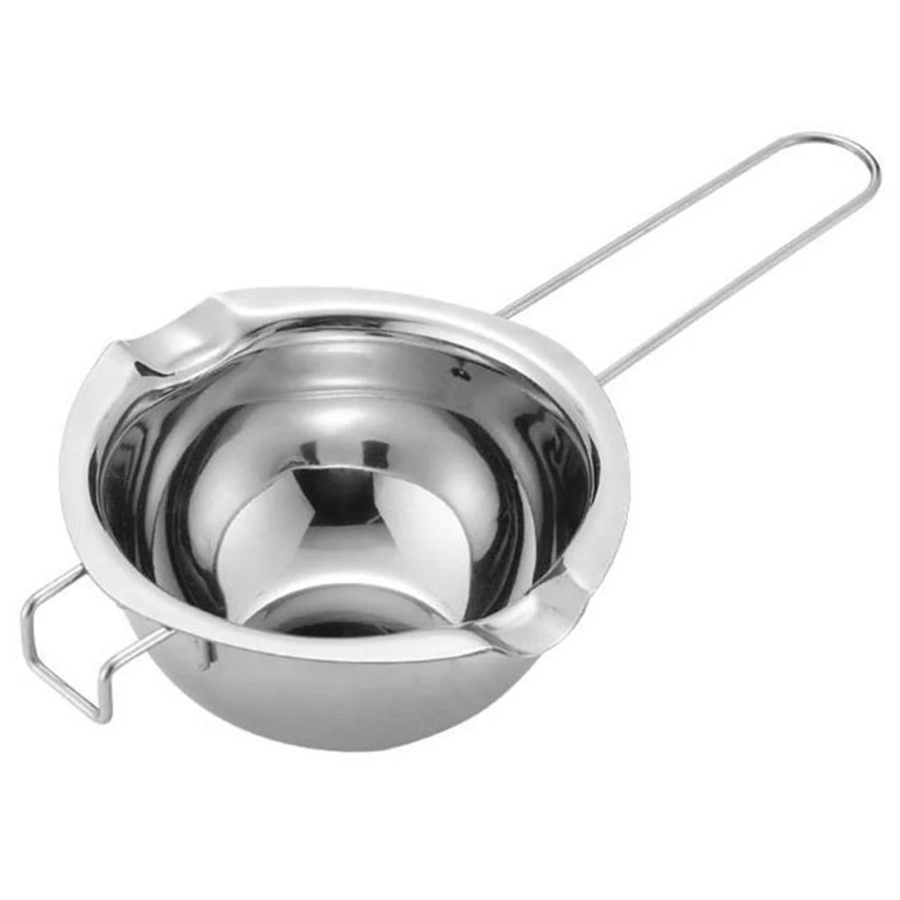 

Stainless Steel Chocolate Butter Melting Pot Pan 400ml Large Capacity Long Handle Wax Melting Pot Milk Cheese Chocolate Boiler