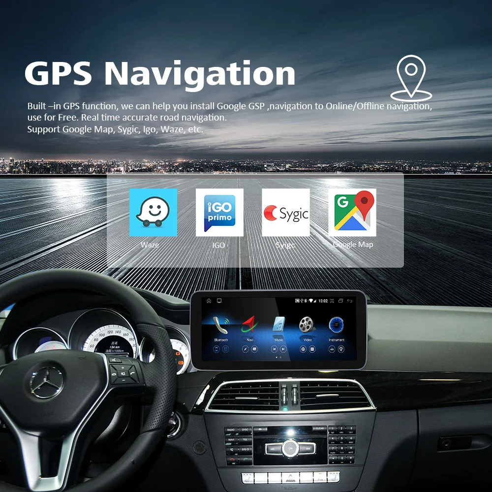 구매 Nunoo Qualcomm 8 코어 5G 무선 차량용 멀티미디어 플레이어 메르세데스 벤츠 W176 A 클래스 2013-2017 GPS NTG 4.5/4.7