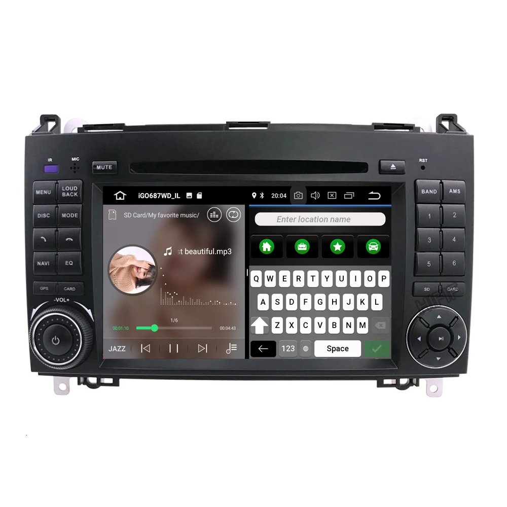 Android 10 4G /2G IPS 2 от DVD плеера для Benz Sprinter B200 W209 W169 W245 B170 Vito W639 Viano Crafter LT3G|Автомагнитолы|