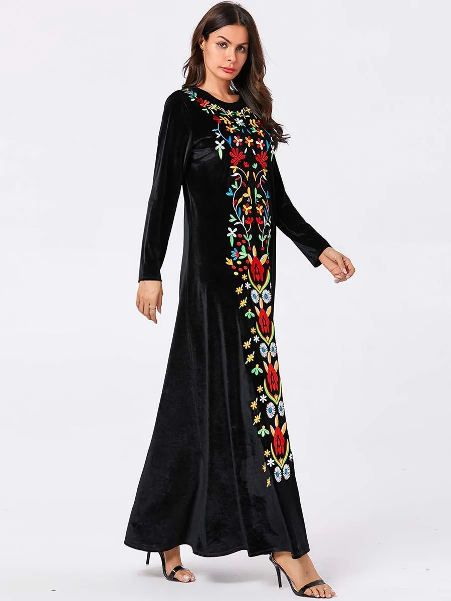 Мусульманское платье мусульманская одежда модная большого размера