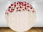 Свадебный Цветочный Круглый фон с панелью круглый фон свадебный душ детский душ украшение для дня рождения конфетный стол YY-221