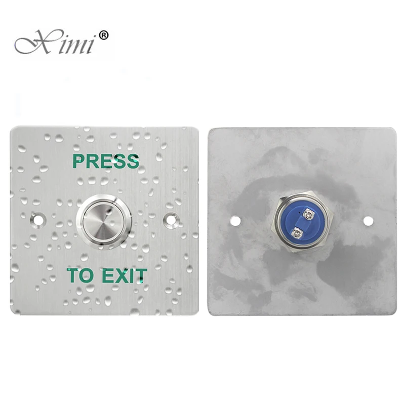 Дверной звонок из нержавеющей стали с сенсорной панелью и защитой класса