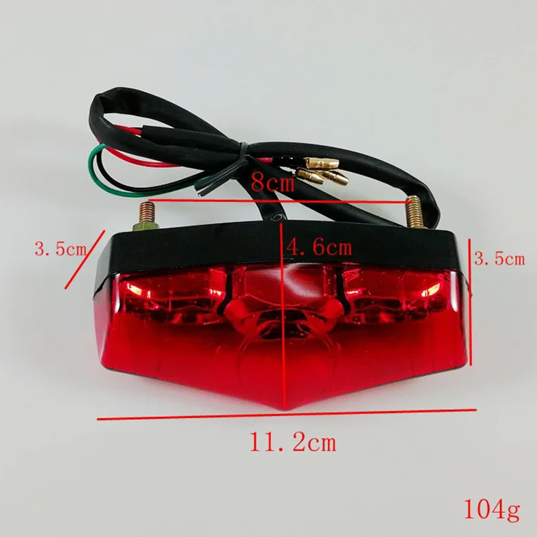 Мотоцикл поворотники задний светильник s мотоцикл ATV Dirt Bike Универсальный