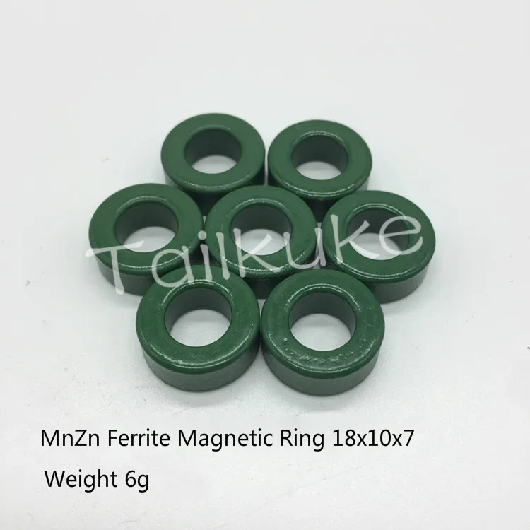 

50pcs Mn-Zn Ferrite Magnetic Ring Anti-jamming 18*10*7mm Coil Inductance Filter Core