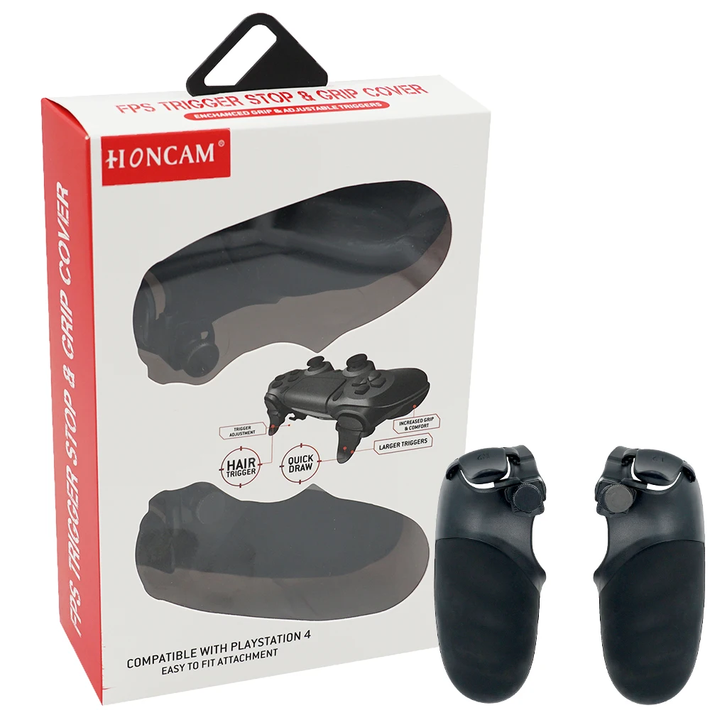 Honcam для FPS Trigger Stop and Grip Cover для playstation 4 контроллер для ps4 аксессуары