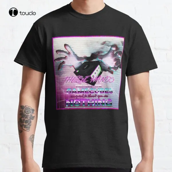 

Эти ручки Vaporwave Классическая футболка на заказ Aldult Подростковая унисекс цифровая печать модная смешная новая искусственная