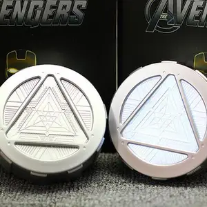 new cool iron man nuclear reactor power bank 12000mah powerbank charger with package for mobile phone free global shipping
