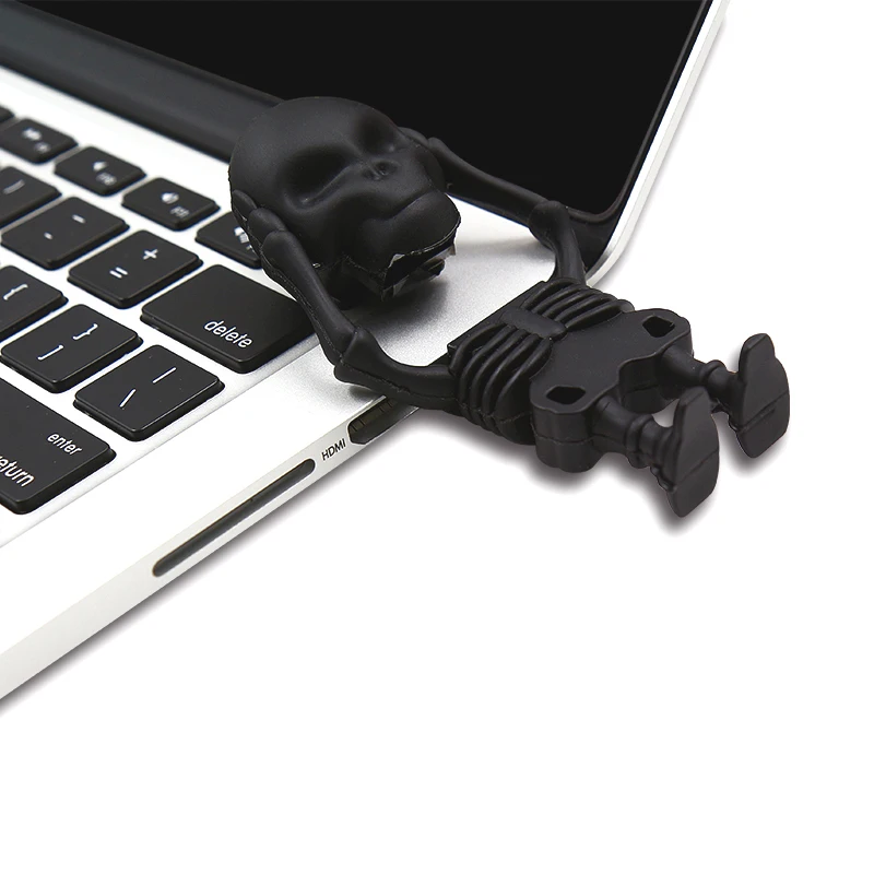 Горячая Распродажа Usb флэш накопитель 128 ГБ Хэллоуин череп ручка 2 0 память usb