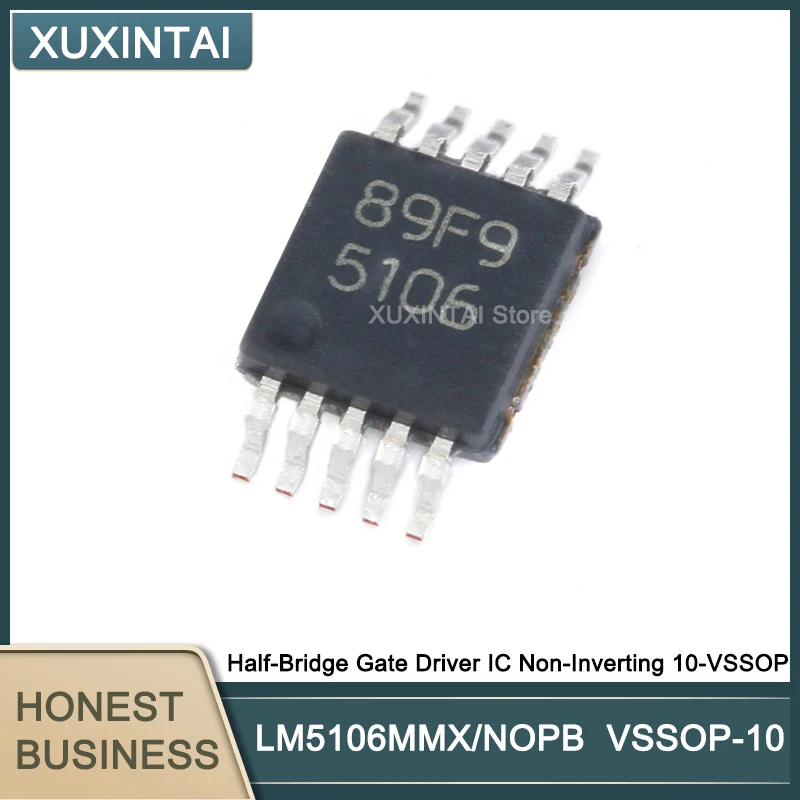 

50Pcs/Lot LM5106MMX/NOPB LM5106MMX Half-Bridge Gate Driver IC Non-Inverting 10-VSSOP