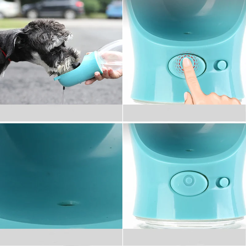 Переносная бутылка для воды домашних питомцев поилка кормления собак и кошек