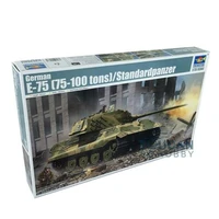 trumpeter 01538 135 world war ii german e 75 heavy tank static model diy kit th05317 smt2