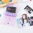 Карманный мини-блокнот Kawaii с блестками, 3 кольца, связующий дневник, журнал, записная книжка, милая самодельная книжка для хранения фотокарт, школьные канцелярские принадлежности