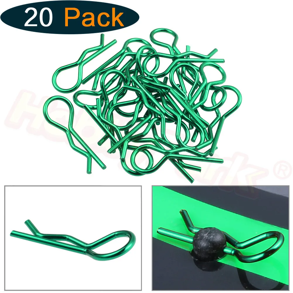 20 шт rc 110 клипсы для кузова изогн