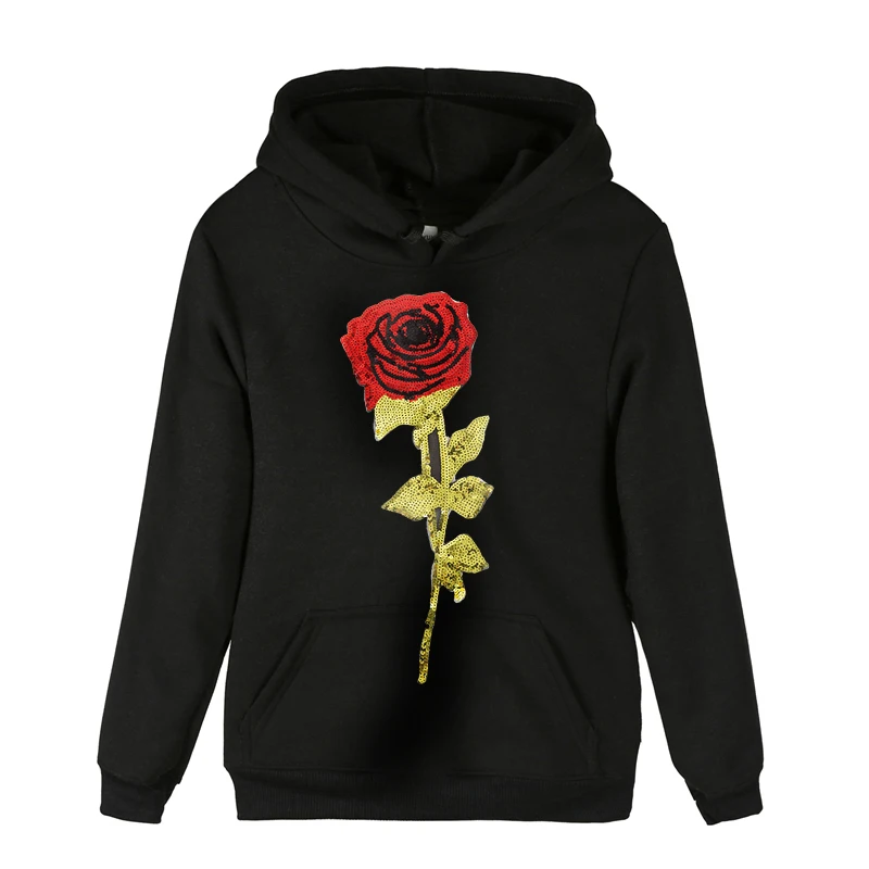 Блестящие нашивки для ткани вышивка в виде Розы нашивка бабочки сделай сам