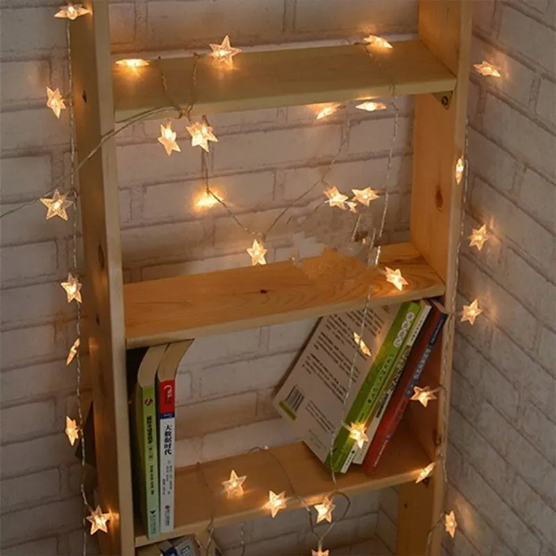 1 5 м 4 Звезда оригинальная Ночная подсветка струнная лампа комната Валентина