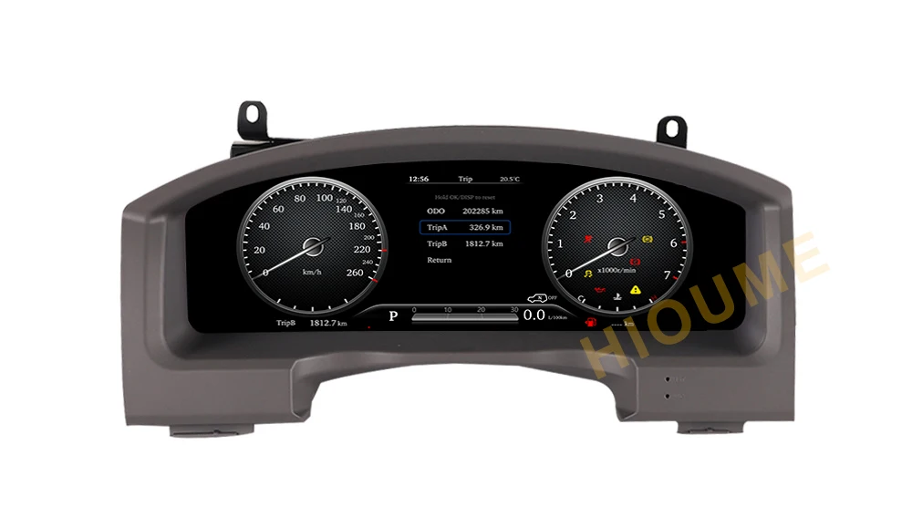 Автомобильный кластер для приборной панели Toyota Land Cruiser 2008-2020 с системой Linux