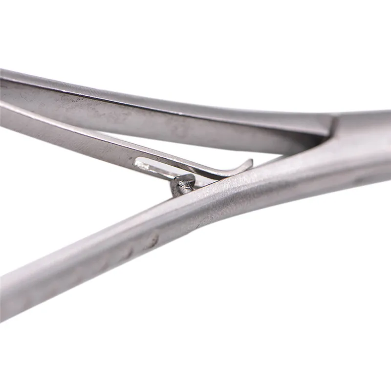 Стоматологический держатель игл щипцы изогнутая позолоченная ручка