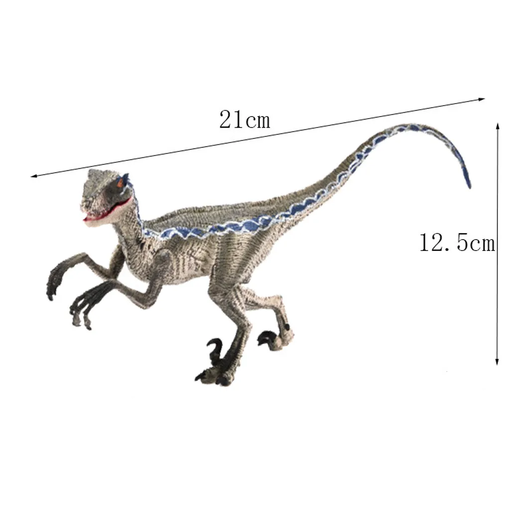 Модель Мира Юрского периода динозавр животные украшения синий Тираннозавр Рекс