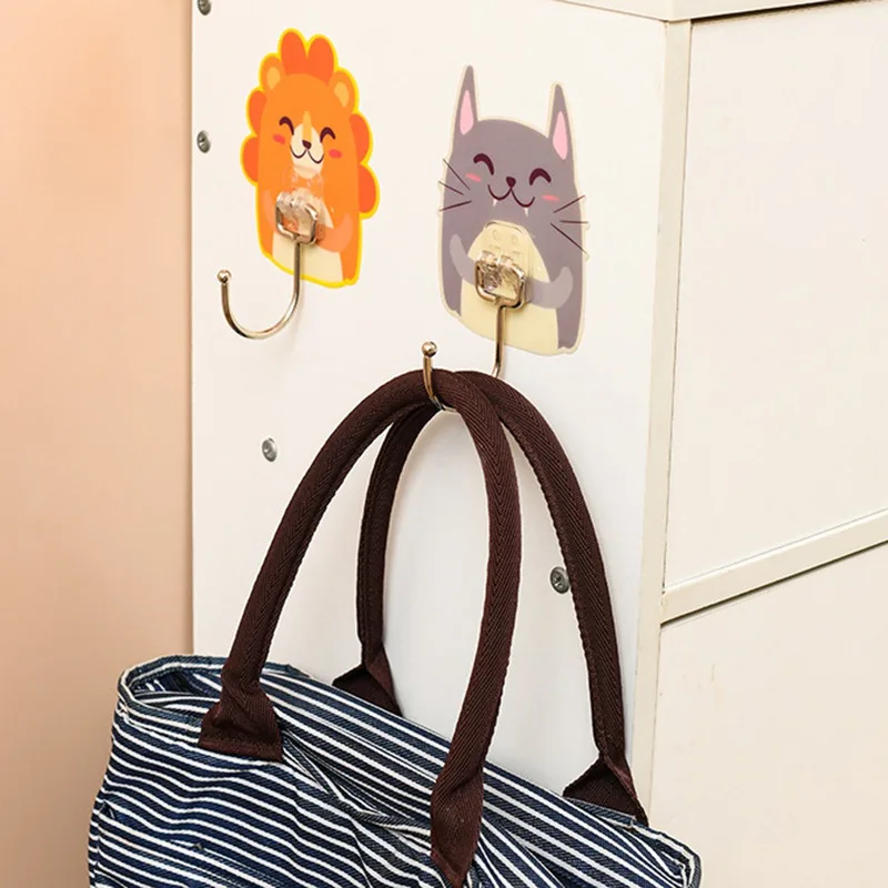 

Multi-Functional Cartoon Strong Large Hook Stainless Steel Coat And Hat Practical furniture 2021 New 2021 Summer New 2021 New
