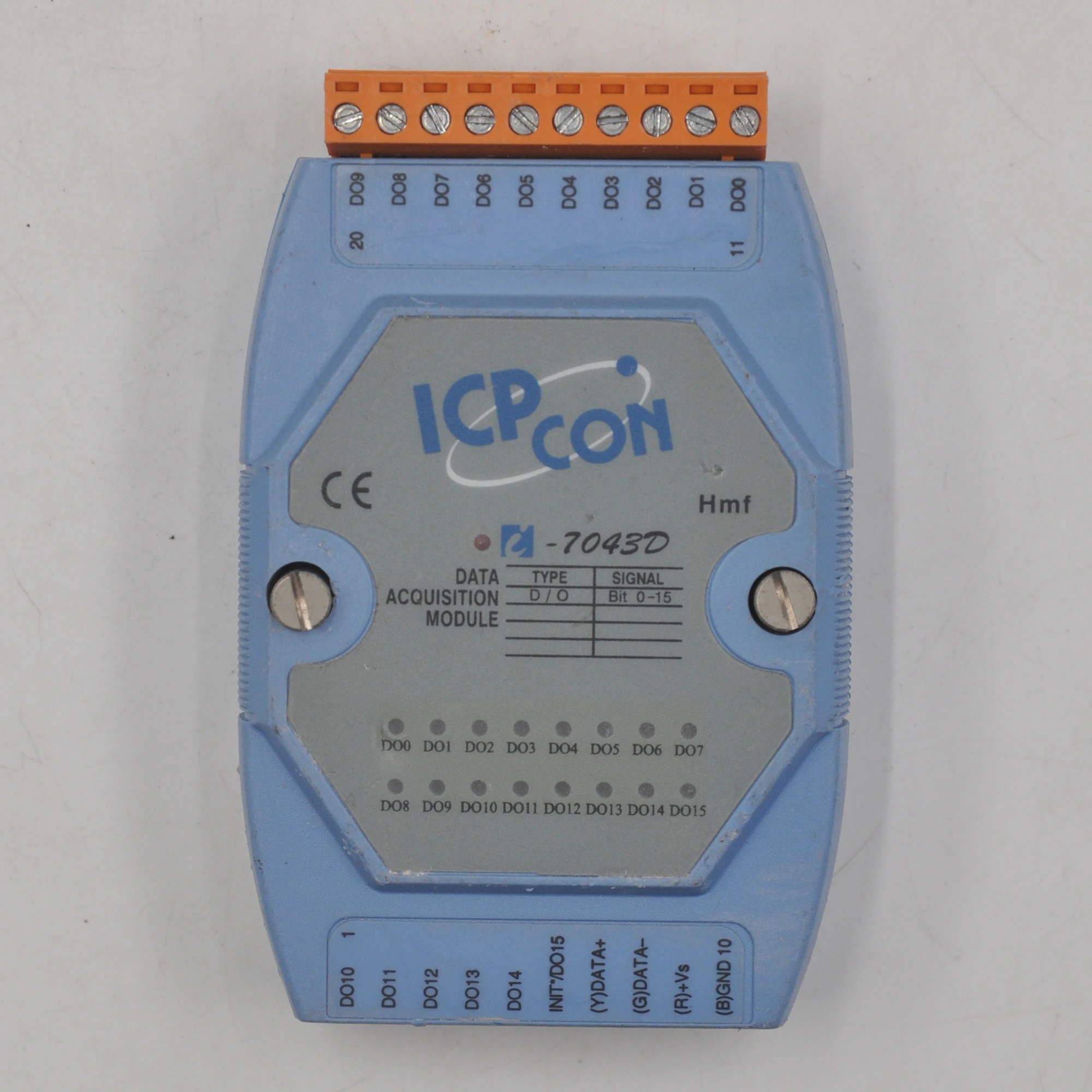

ICP DAS I-7043D 16-channel non-isolated OC gate (sink current) output module
