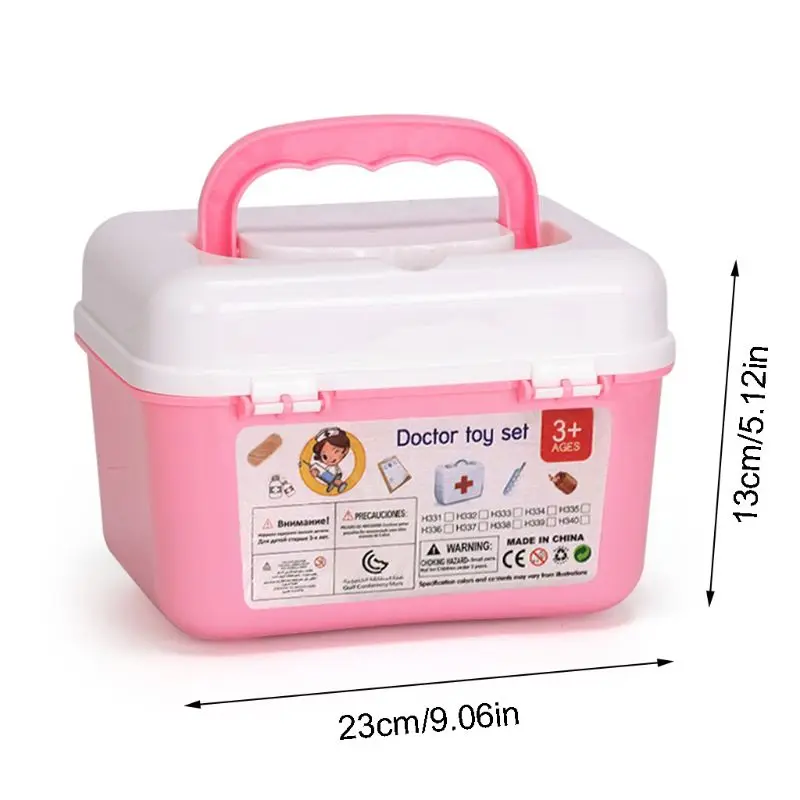 

26/31/39 Pcs Pretend Doctor Nurse Toy Props Kit Dentist Playset for Boys Girls Birthday Gifts