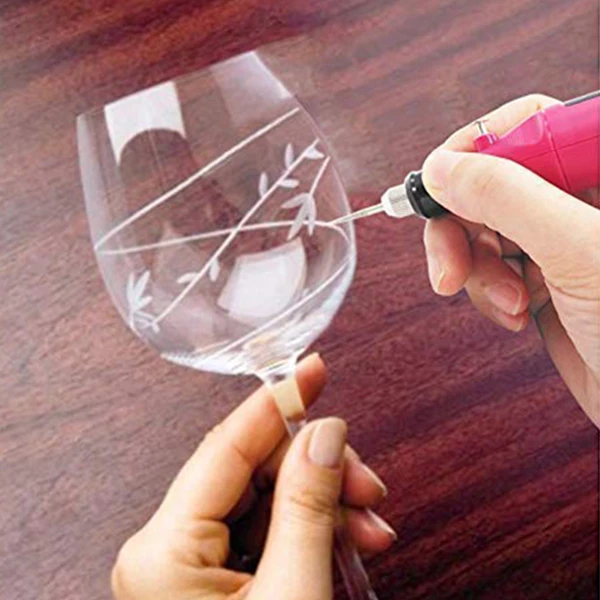 Продвижение - электрический мини граверный ручка DIY набор инструментов для гравировки на металле, стекле, керамике, пластике, дереве, ювелирных изделиях с пишущим инструментом и другими.