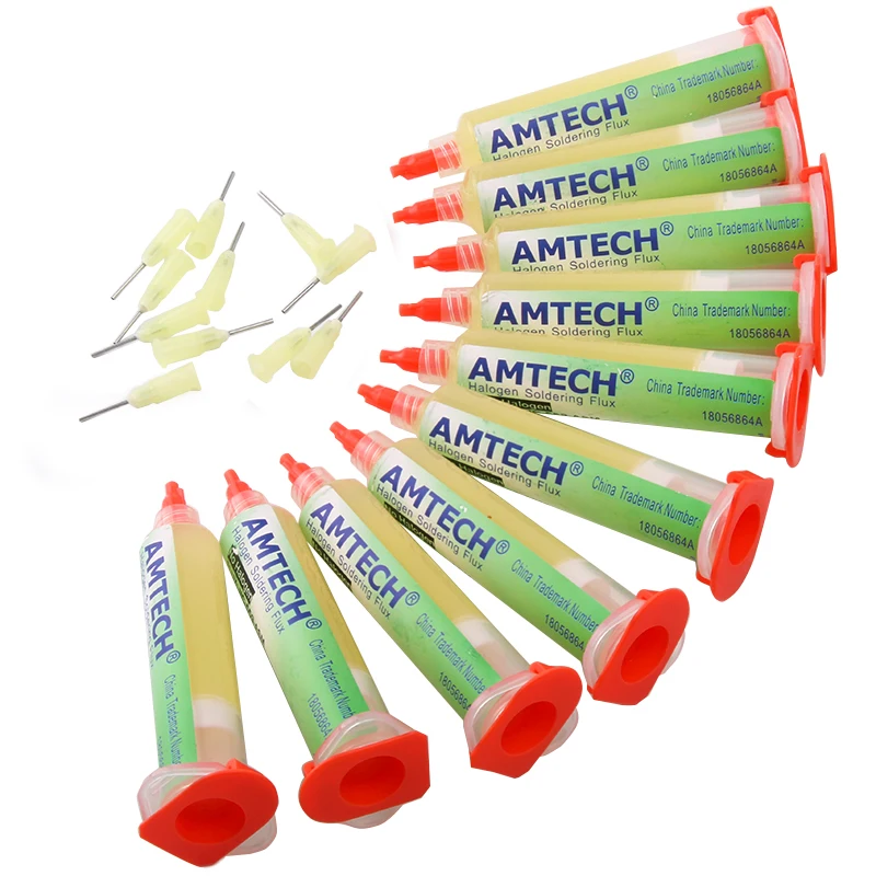 Amtech Nc-559-asm пайка с флюсом паста пайка с флюсом Flux de soldagem smd bga дозирующая игла флейта сварочный флюс флюс флюс для пайки паяльная паста