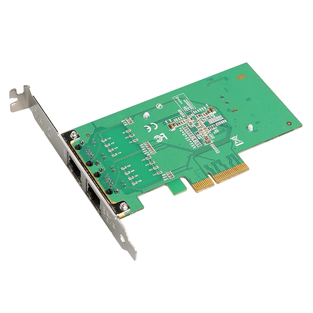 Двойная сетевая карта Gigabit сервера порта RJ45 с Intel I350 PCIe 4X NIC TXA032