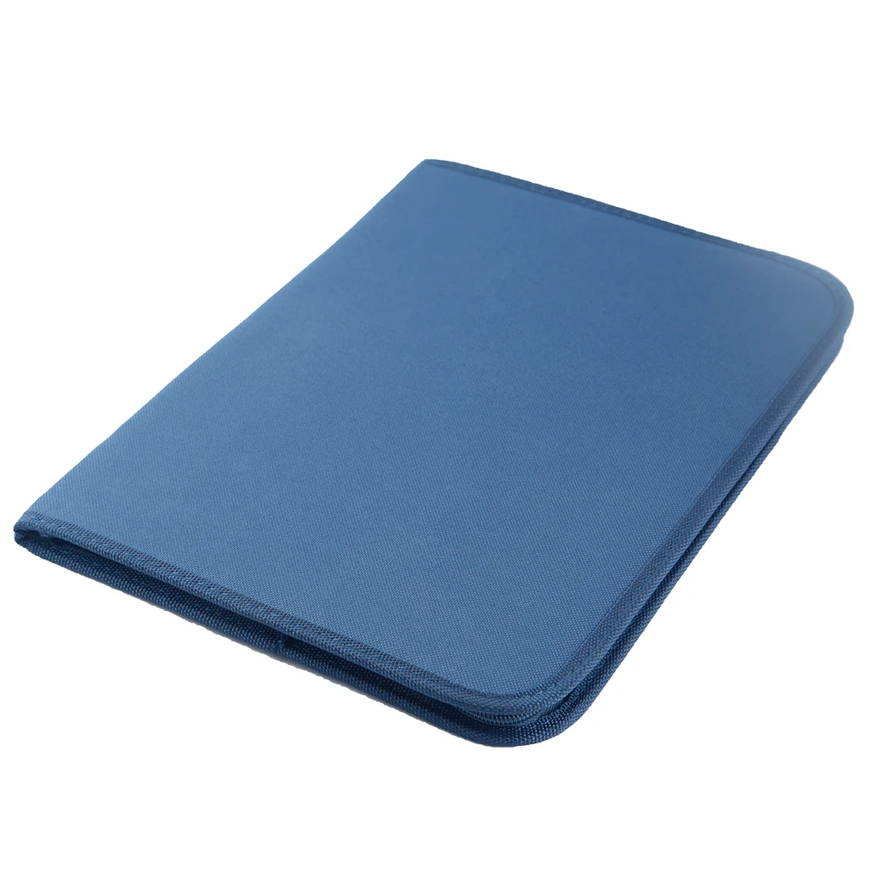 Деловая офисная папка для документов органайзер из синей ткани Оксфорд портфель