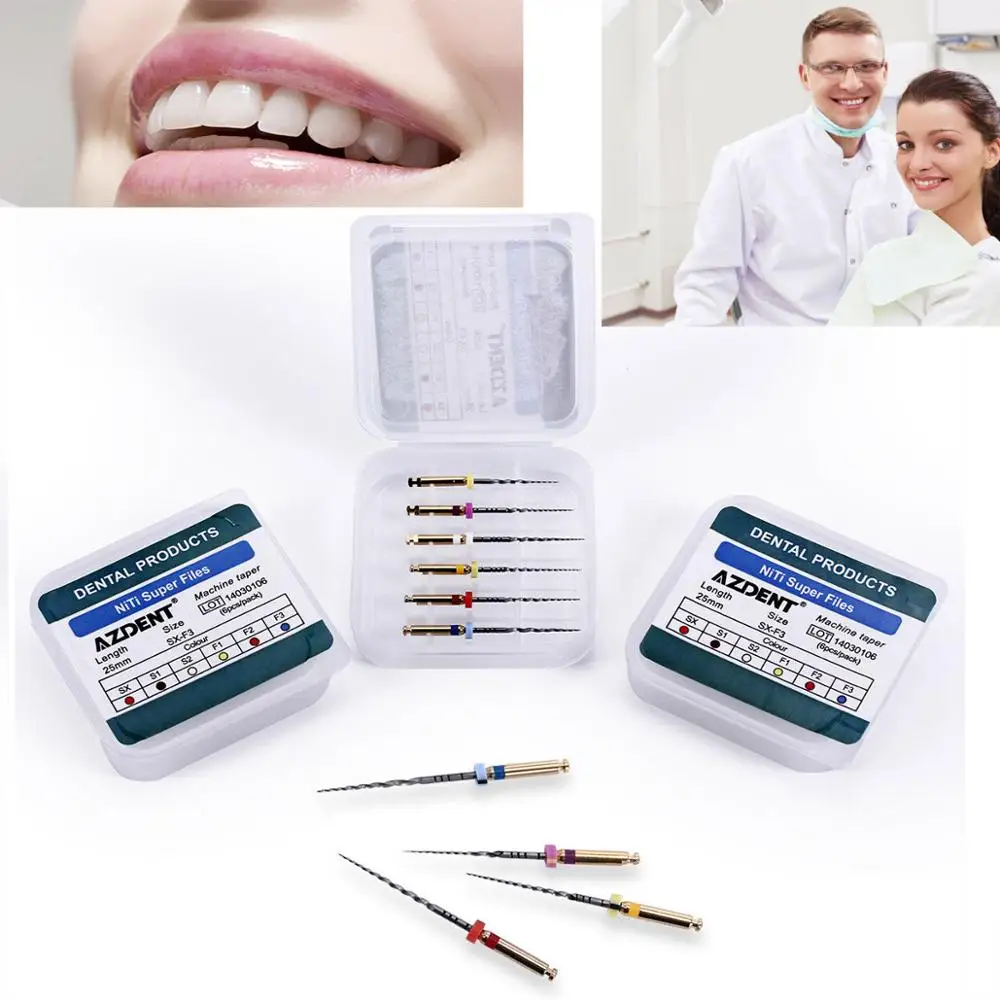 Стоматологические эндонтические корневые пилки для корневого канала