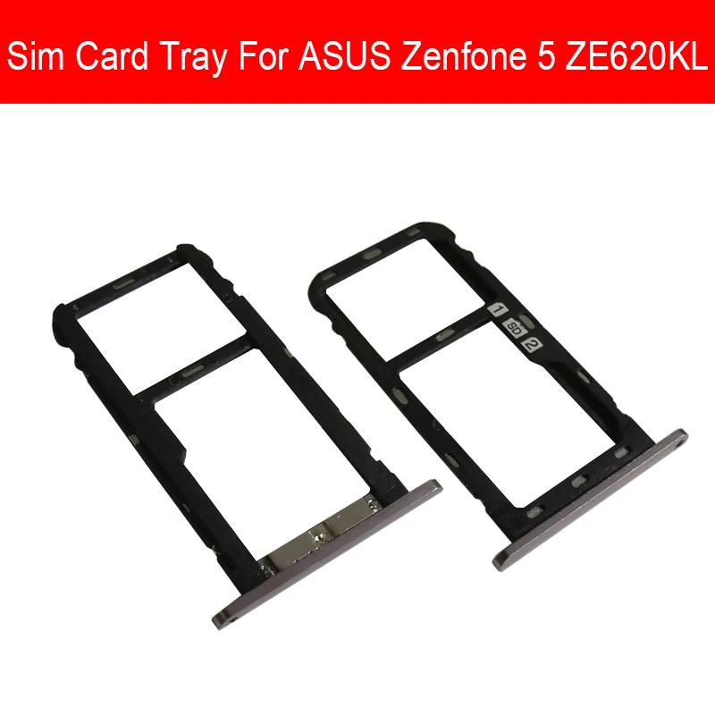 

Держатель лотка для sim-карты для ASUS Zenfone 5 ZE620KL Sim SD слот для карты памяти адаптер гибкий ленточный кабель запасные части для ремонта