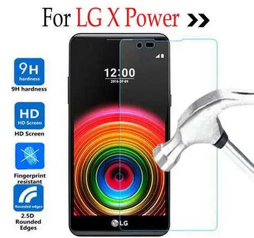 

for glass xpower tempered glass hd on for lg x power screen protector for lg x power k220 k220ds glass protective thin film
