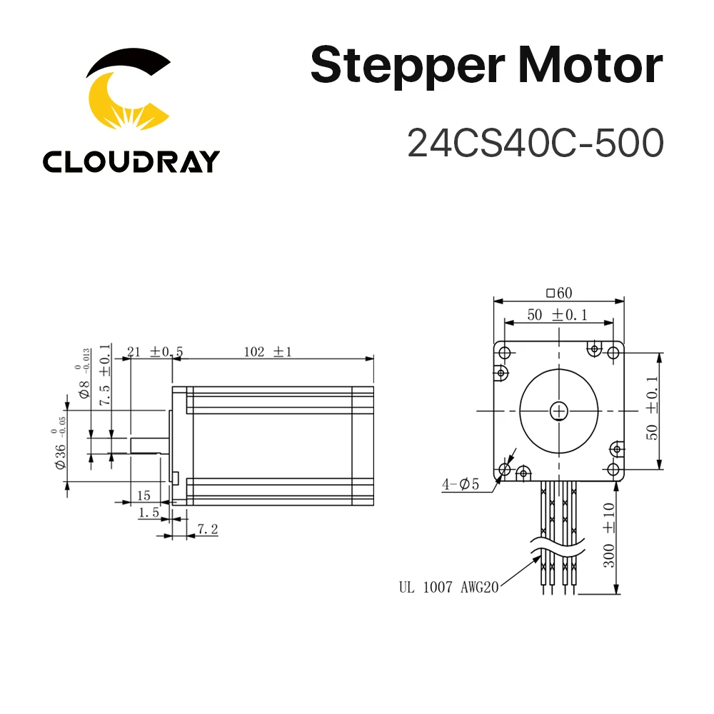 Драйвер для шагового двигателя Cloudray Nema 24 контур открытия 4 0 нм 5 А 1 4-5 6 18-50 В