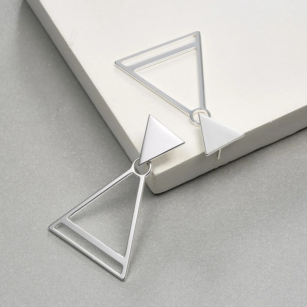 

Fashion Double Triangle Trend Earrings LKNSPCE974