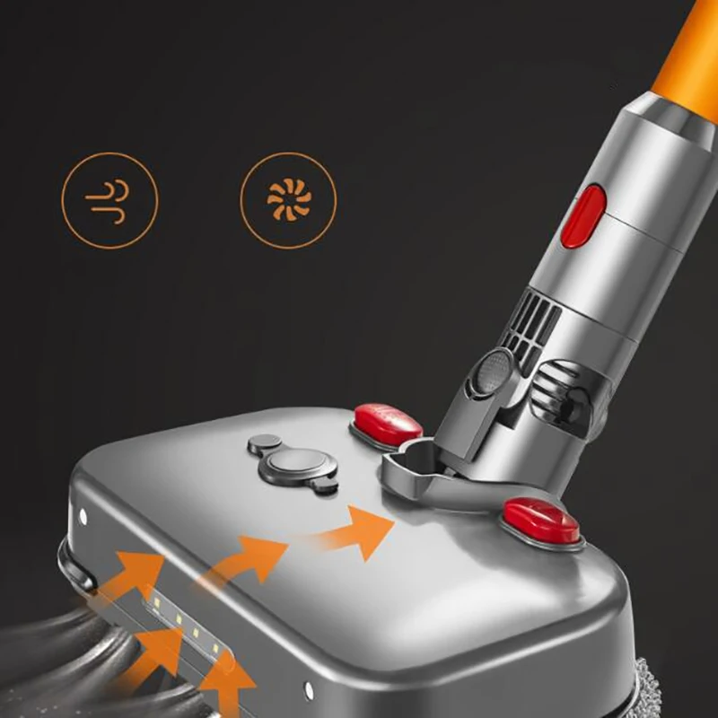 

Electric Wet Dry Mopping Head with LED Light for Dyson V7 V8 V10 V11 Replaceable Parts with Mop Head Mop Pads Water Cup