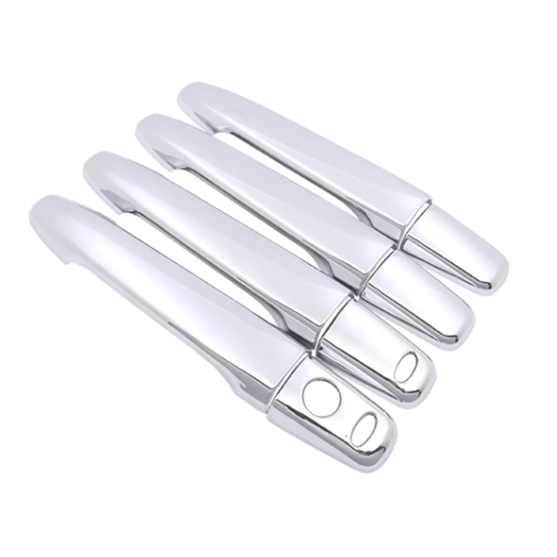 Chrome Door Handle Cover Trim Car Cap Stickers Accessories for Mitsubishi Lancer 10 2008 2009 2010 2011 2012 2013 2014 2015 2016 |