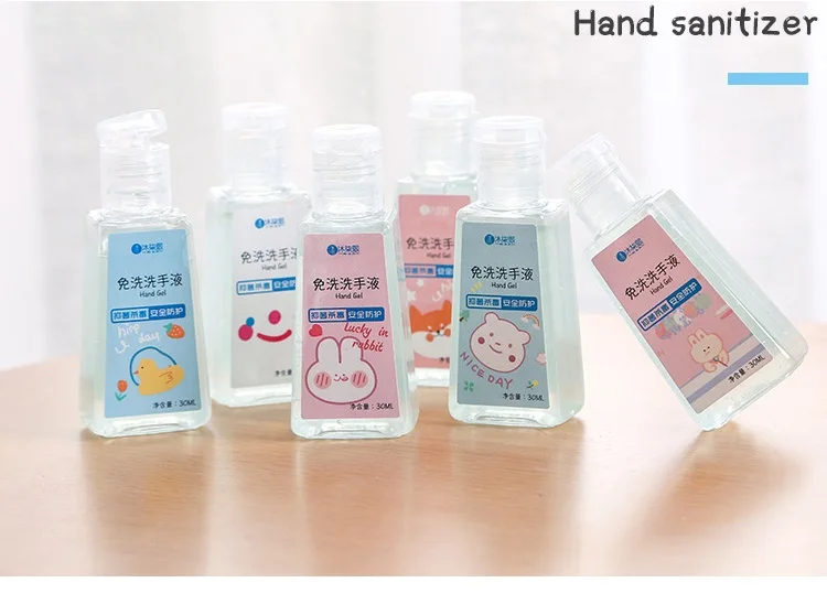 2000pcs Mini Bottle Waterless Hand Sanitizer Refreshing Gel Pocket Size 30ml Wash for Unisex Kids Office School Style | Красота и