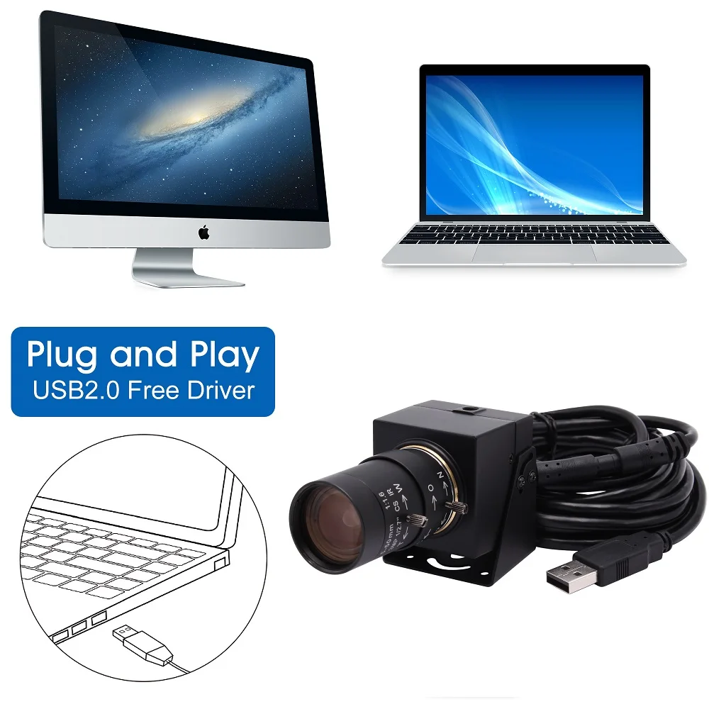 Веб-камера 340x216 0 Sony IMX415 MJPEG 30fps CCTV варифокальный ручной зум объектив CS видеокамера