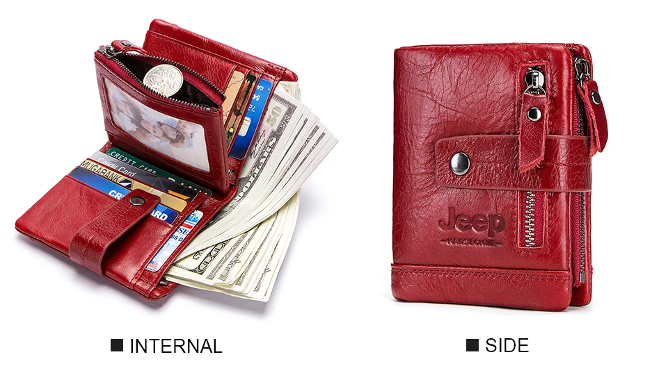 carteiras masculinas de couro carteira vintage com três com suporte para cartões walet