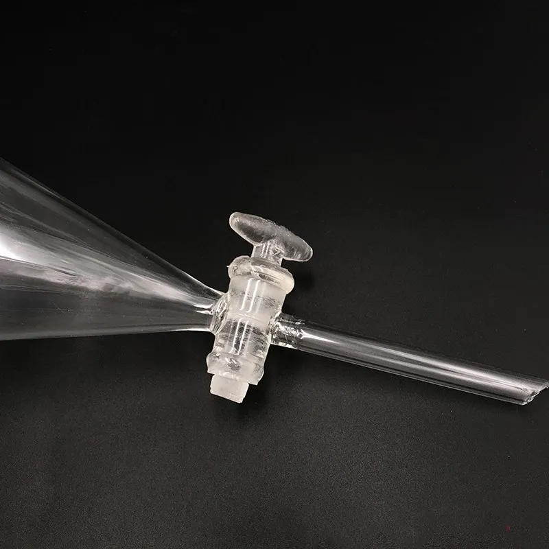 

Pear shaped separating funnel 60ml-1000ml experimental glass conical separating funnel